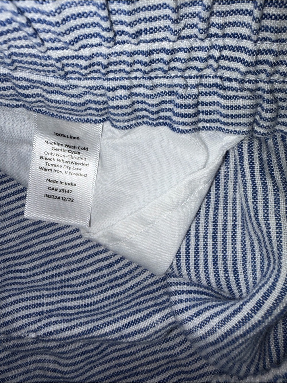 Talbots 100% linen pants - Picture 5 of 6